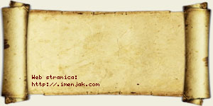 Hana Puovac vizit kartica